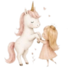 Cute Princesa y Unicornio 🦄👑 18