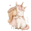 Cute Princesa y Unicornio 🦄👑 19