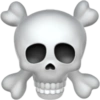 Emoji tengkorak ip 8