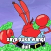 $ saya suka wangi duit $1