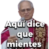 Aquí dice que mientes