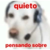quieto pensando sobre
