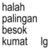 halah palingan besok kumat lg