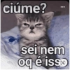 ciúme? sei nem og é isso