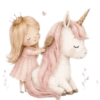 Cute Princesa y Unicornio 🦄👑 17
