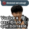 Iliministi isti minsiji jojo_stickers Vuelve a escribir lo que borraste