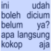 lini udah boleh dicium belum ya? apa langsung kokop aja