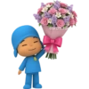 🌹🩵 Pocoyó Ramo de flores🩵🌹 12