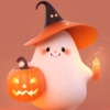 Fantasma Tímido com Abóbora