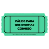 VÁLIDO PARA QUE DUERMAS CONMIGO INSTAGRAM.COM/VALIDO PARA