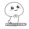 Sticker k ^ MAKASIH AYANG