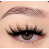 Primer plano de ojo glamuroso