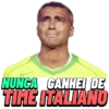 NUNCA GANHEI DE
TIME ITALIANO