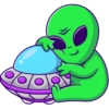 Alieny el extraterrestre 3 🌎💚👽 10