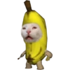 Stiker pisang~kucing~ 15