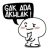 GAK ADA
AKHLAK!