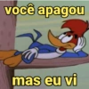 você apagou mas eu vi