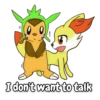 I don't want to talk