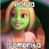 por la
sombrita