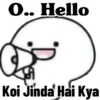 O.. Hello
Koi Jinda Hai Kya