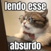 lendo esse
absurdo