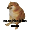 no se rian o los
mato