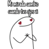Mi mirada cambio
cuando tus ojos vi