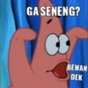 GA SENENG?
BEWAN
DEK
