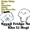 Bhaiya Fridge Me Chocolate Rakha Tha Kisne Kha Li? Sayad Fridge Ne Kha Li Hogi