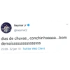 Twette antigo Neymar 10
