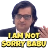 IAM NOT SORRY BABU