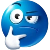🔵 Emoji Azul Meme Shitpost 10