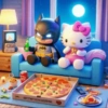 🎀 Hello Kitty & Batman 🦇 22