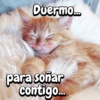Duermo... para soñar contigo...