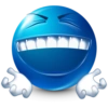 Azul Riéndose