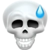 Emoji tengkorak skull 2