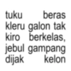 Kata-kata anomali jawa 18
