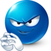 Azul Sonrisa Malvada