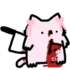 Pink silly cat 26