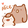 Little bear and pig 26