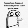 Normalicen llorar asi de la nada,por no saber que te pasa .. @FlorksitaV sígueme