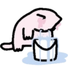 Pink silly cat 27