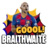 +Ju bel GOOOL! BRAITHWAITE