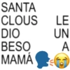 Santa Claus le dio un 💋 a mamá  7