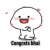 Congrats bhai