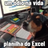 um ódio na vida planilha do Excel