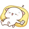 Mochis Peach Cat Animados 10