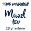 THANK YOU HASHEM! Mazel tov Otyhashem