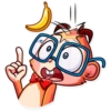 Monkey Sticker by* 23