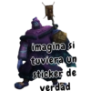 imagina si tuviera un sticker de verdad